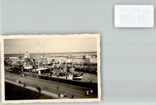 Cuxhaven Hafen Foto Original aus Archiv eines Ansichtskartenverlags Ort handschriftlich