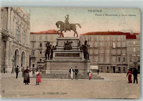 Torino Denkmal Carlo Alberto Piazza