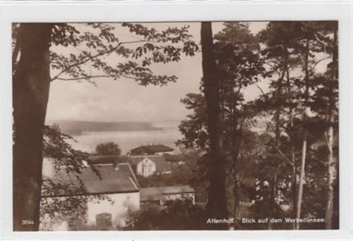 Altenhof. ein Blick auf den Werbellinsee ungelaufen Gute Erhaltung.