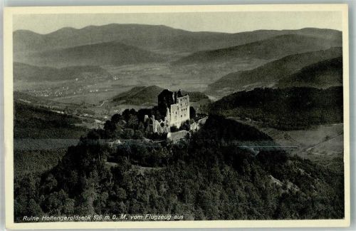Schönberg Fliegeraufnahme Ruine Hohengeroldseck 526 m
