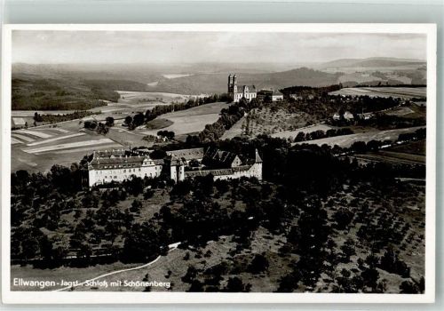 Ellwangen Fliegeraufnahme Schloss Schönenberg