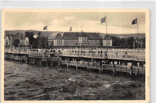 Zoppot Zoppot / Sopot. Steg und Kasino ungelaufen Leicht fleckig, sonst gut erhalten