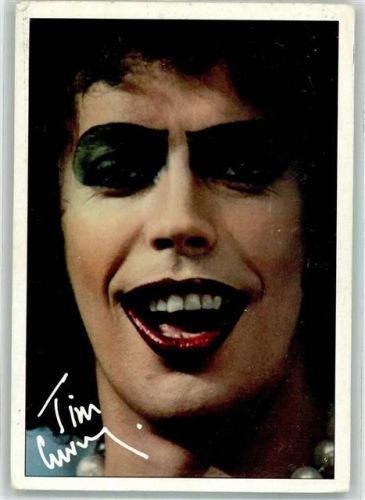 Portrait des Sängers und Schauspielers Tim Curry Bravo-Autogrammkarte