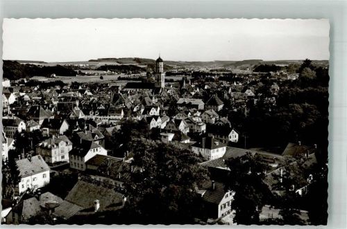 Biberach Panorama der Stadt mit St. Martin Kirche