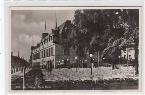 Köln Stadt Köln am Rhein. Stapelhaus ungelaufen Vorder- und Rückseite fleckig, sonst gut erhalten