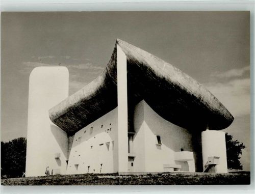 Ronchamp Kapelle Notre Dame du Haut sign. Le Corbusier