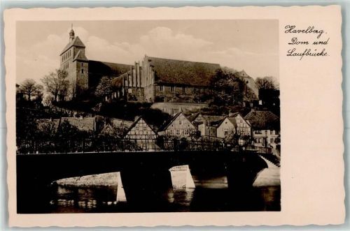 Havelberg Dom mit Laufbrücke