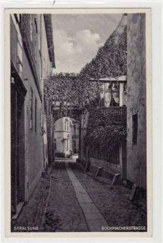 Stralsund Stralsund mit Buchmacherstrasse ungelaufen Top Erhaltung.