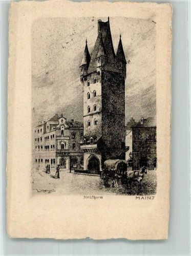Mainz sign. Schwenzer G.W. Holztor