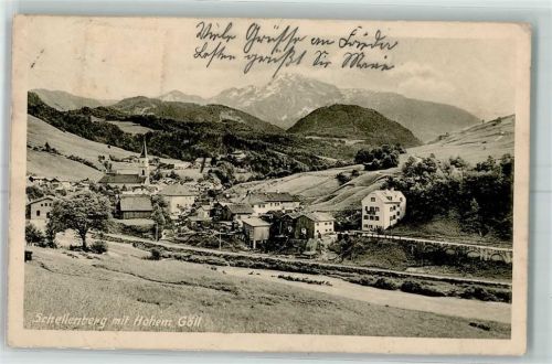 Marktschellenberg 1915 Schellenberg mit Hohem Göll