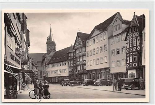 Wertheim. Marktplatz mit mehreren Autos ungelaufen Gute Erhaltung.