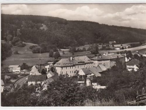 Rengshausen im Beisetal, Bez. Kassel. Teilansicht gelaufen, 1972 kleiner Knick unten rechts, leichter Schrift- und Stempeldurchdruck, sonst gut erhalten