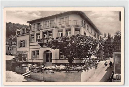 Badenweiler Badenweiler. Partie am Hotel Post ungelaufen Top Erhaltung.