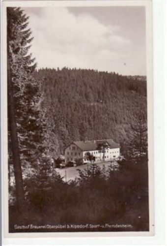 Oberpöbel bei Kipsdorf mit Gasthof und Brauerei ungelaufen Gute Erhaltung.