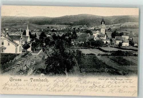 99897 O5809 Tambach-Dietharz , Thüringer Wald 1904
