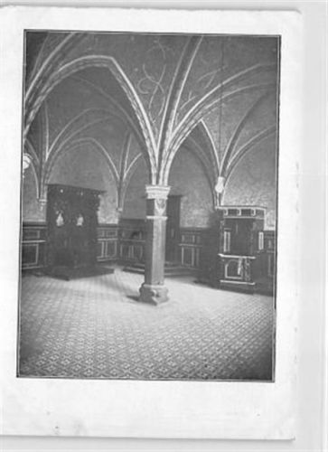 Oliva Oliva / Oliwa. Kapitelsaal der Klosterkirche ungelaufen Leichte Abdrücke an den Ecke n vom Album. Leicht stockfleckig, sonst gut erhalten