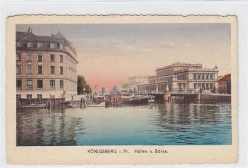 Königsberg Königsberg / Kaliningrad. Hafen und Börse ungelaufen Gute Erhaltung.