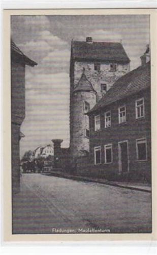 Fladungen. Partie Maulaffenturm. Ungelaufen. Gute Erhaltung.<br />