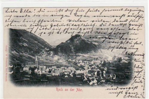 Rech a.d. Ahr gelaufen von 1901. Gute Erhaltung.