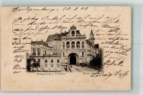 Heiligenberg 1902 Fürstliches Schloss
