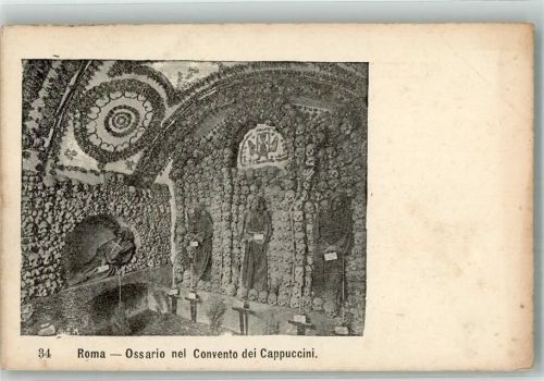 Roma Beinhaus Ossario nel Convento dei Cappuccini