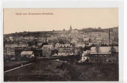 Hohenstein-Ernstthal Hohenstein - Ernstthal ungelaufen kleiner Knick unten links, sonst gut erhalten.