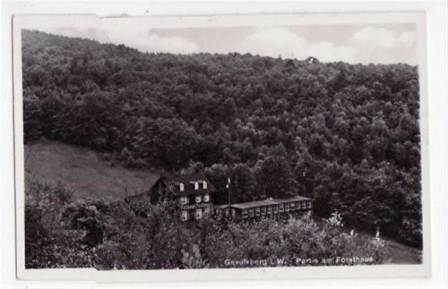 Gevelsberg mit Partie am Forsthaus gelaufen von 1936. Gute Erhaltung.