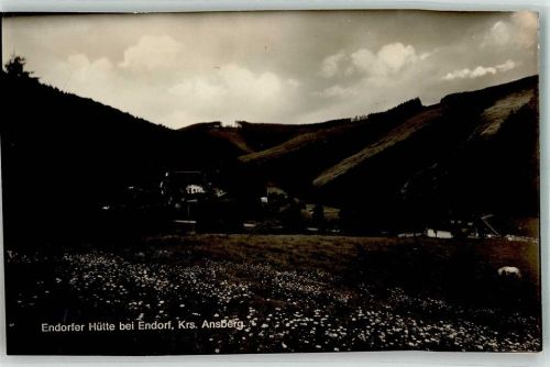 Endorf Foto Original aus Archiv eines Ansichtskartenverlags Endorfer Hütte
