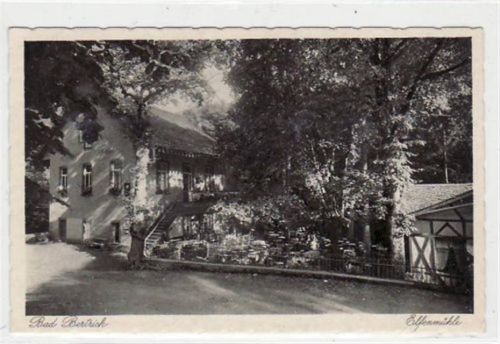 Bad Bertrich mit Elfenmühle gelaufen von 1937. Gute Erhaltung.