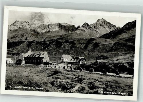 St. Anton 1938 Foto Risch-Lau Gasthaus Hospiz St. Christof