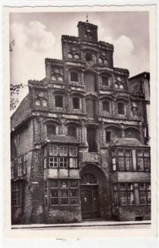 Lüneburg Lüneburg mit Altem Giebelhaus. Karte beschrieben. Gute Erhaltung.