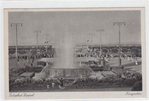 Zoppot Ostseebad Zoppot / Sopot. Kurgarten gelaufen 1943. Gute Erhaltung.