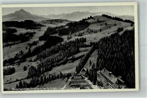 Mittelberg Fliegeraufnahme Kinderheilstätte Allgäu