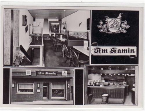 Bad Oeynhausen Bad Oeynhausen mit Grill-Schnellrestaurant " Am Kamin " ungelaufen Gute Erhaltung.