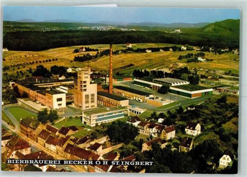 St. Ingbert Fliegeraufnahme Brauerei Becker Bier