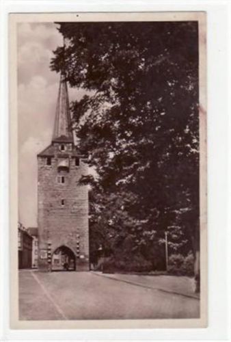 Fotokarte von Langensalza. Partie Klagetor ungelaufen Vorderseite leicht fleckig, sonst gut erhalten.