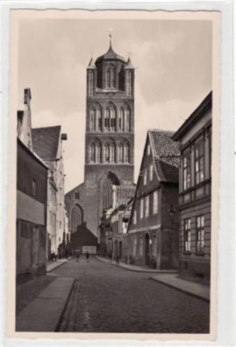 Stralsund Stralsund mit Blick auf die Jacobikirche ungelaufen Top Erhaltung.