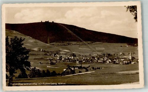 Oberwiesenthal WK II Fichtelberg 1214 m Kirche Kurort