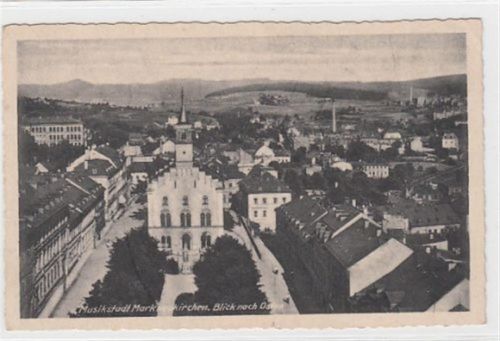 Markneukirchen Musikstadt Markneukirchen. ein Blick nach Osten ungelaufen Gute Erhaltung.