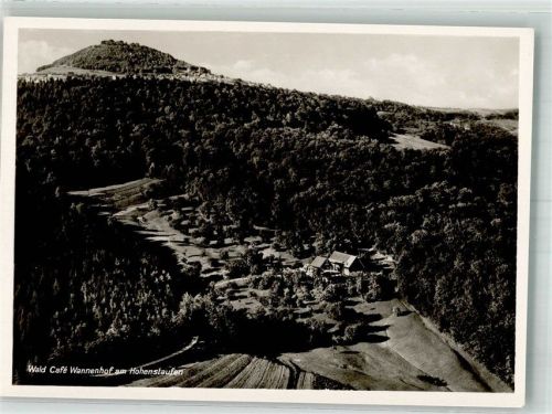 Göppingen 1942 Fliegeraufnahme vom Cafe Wannenhof am Hohenstaufen