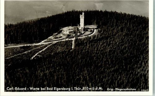 Elgersburg Fliegeraufnahme Carl Eduard Warte 810 m