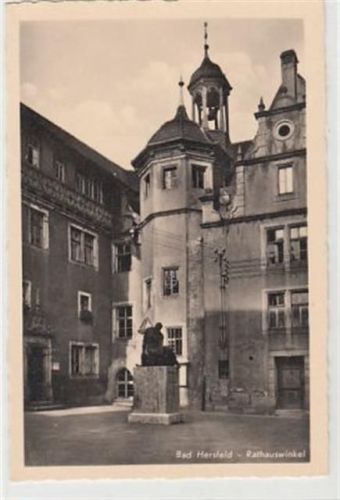 Bad Hersfeld Bad Hersfeld. Rathauswinkel ungelaufen Leicht bügig, sonst gut erhalten