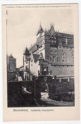 Marienburg Marienburg / Malbork mit Hochschloß, Eingangseite ungelaufen Gute Erhaltung.