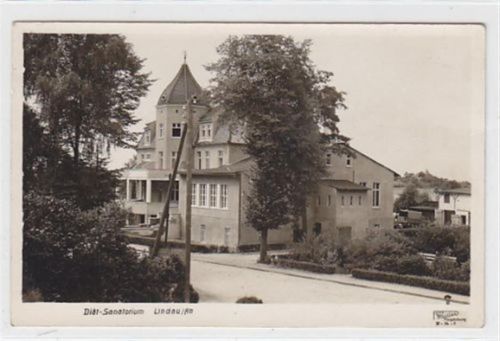 Linau / Anhalt. Diät - Sanatorium ungelaufen Leichter Bug oben links, sonst gut erhalten