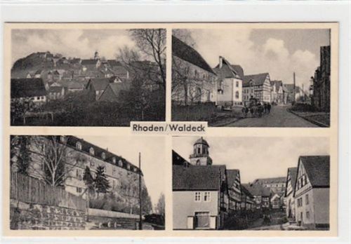 Rhoden / Waldeck mit 4 Abbildungen ungelaufen Sehr gut erhalten.