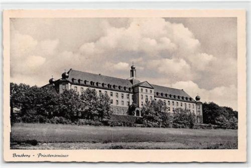 Bensberg. Priesterseminar ungelaufen Ecken mit Albumabdrücken, sonst gut erhalten