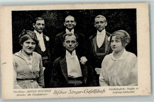 Bischur Sänger Gesellschaft Direktion Artur Bischur Musikgruppe