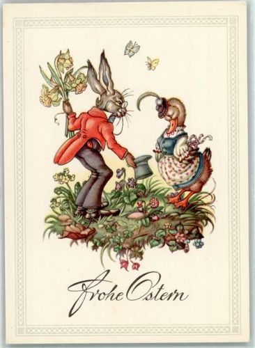 Ente und Hase Ostern Verlag A. Daehler