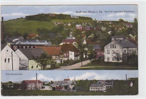 Ohorn Ohorn i. Sa. Aussicht nach dem Forsthaus Pulsnitzerstraße. Ungelaufen. Gute Erhaltung.