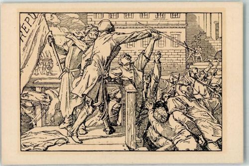 Alfred Rethel Totentanz Blatt 4 AK